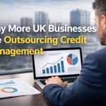 Businessman working on credit management