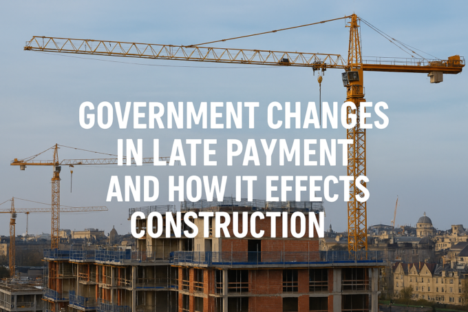 Government changes in late payment and how it effects construction