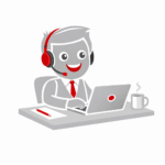 Support – Male at desk
